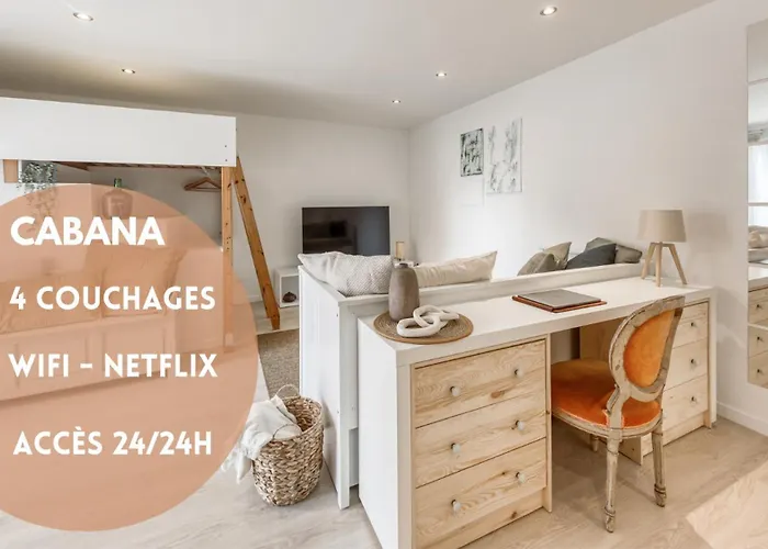 Cabana 4 Pers Wifi Boite A Cle Netflix